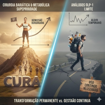 Análogos de GLP-1 vs. Cirurgia Bariátrica e Metabólica: o que a ciência mostra?