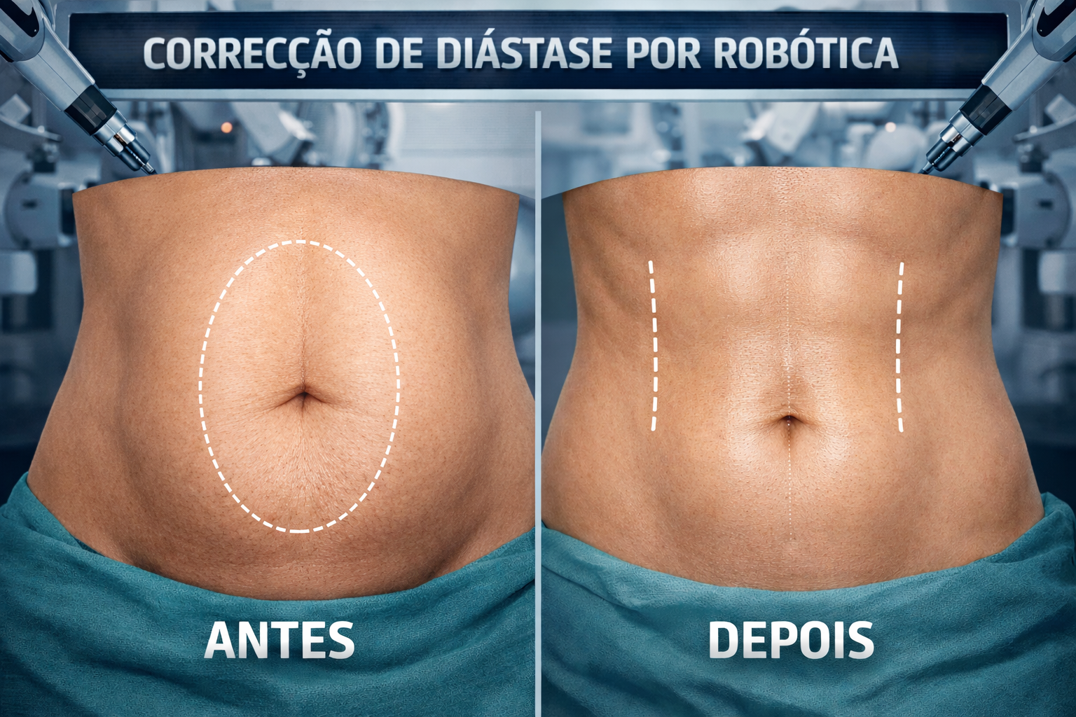 CIRURGIA ROBÓTICA NO TRATAMENTO DA DIÁSTASE DE RETOS ABDOMINAIS E HÉRNIAS VENTRAIS
